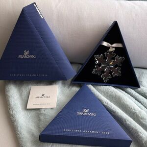 Swarovski Silver Crystal Ornament 2016